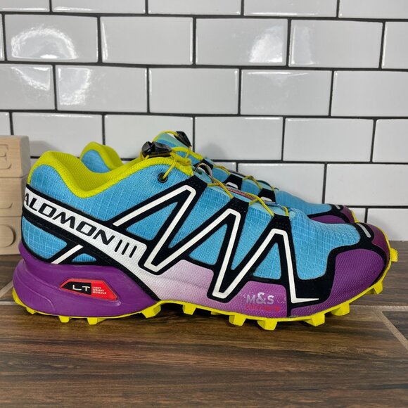 Salomon Speedcross 3 Trail Running Shoes Womens Size 9.5 Multicolor Sneakers - Picture 5 of 15